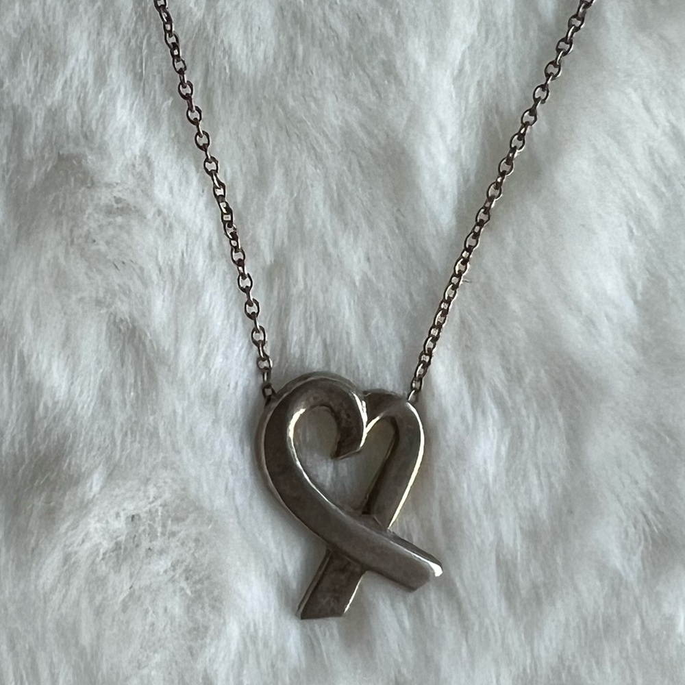 Tiffany & Co Loving Heart Necklace Silver - Picture 7 of 11